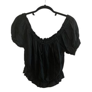 Adorable Brandy Melville Black Crop Top